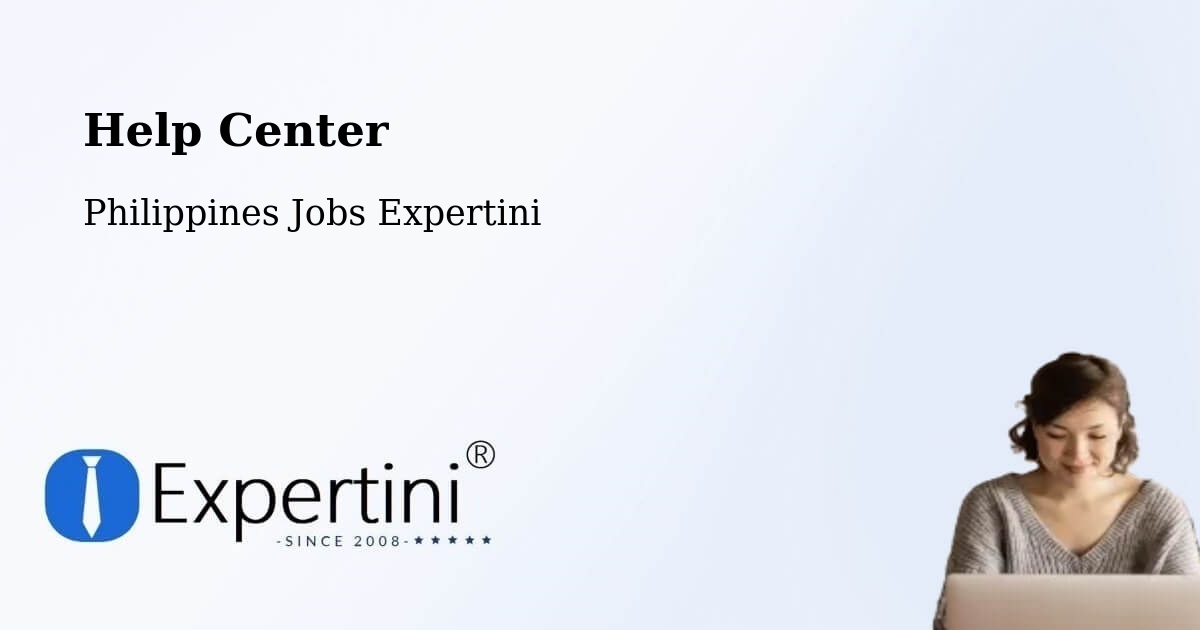 Help Center – Parabcan - Philippines Jobs Expertini